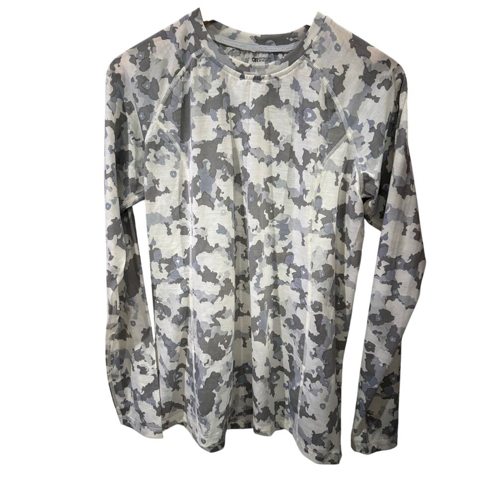 Outdoor Research Alpine Onset Crew Wool Blend Base Layer Shirt Large